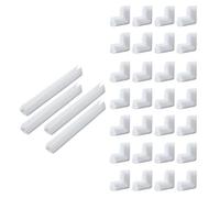 Wzxksoac 32 Protectores de Esquinas de Espuma para Marcos de Fotos en Movimiento. Borde de Espuma con Forma de U para Embalar Fotos, Espejos, Arte y Muebles.