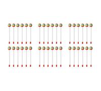 Wzxksoac 36 Piezas de Palitos de Mazo de Tambor de Piruleta, Martillo Redondo de ArcoíRis, Palillos de PercusióN, para NiñOs, Juguete Musical de Mazo para NiñOs