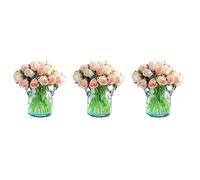 Wzxksoac 36Pzs / Lote Rosa Artificial Ramo de Boda Rosa Real Tailandesa Flores de Seda Decoracion de Casa Decoracion de Fiesta Boda (Champana)