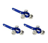 Wzxksoac 3PCS 3 Campanilla de Cascabeleo de Temblar Timbre de Trineo Campanilla con Manejar de PláStico, Instrumento de PercusióN Educativo para NiñOs