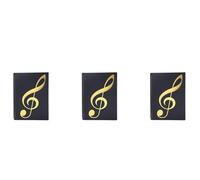 Wzxksoac 3X Carpeta de Partituras, 60 PáGinas, Carpeta/Soporte para Partituras, Se Adapta Al TamañO de Carta A4, Carpeta de Coro Grabable y Desmontable (Negro)