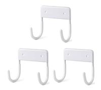 Wzxksoac 3X Colgador para Tabla de Planchar, Gancho para Tabla de Planchar, Soporte Montado en la Pared para de Planchar, Tabla de Planchar Grande y PequeñA (Mate)