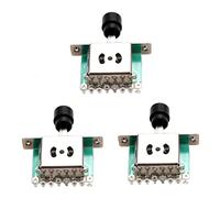 Wzxksoac 3X Interruptores Selectores de 3 Vías, Interruptores de Palanca de Palanca de Recogida de Guitarra para Guitarra Eléctrica