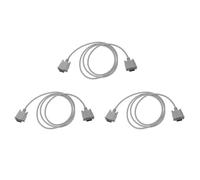 Wzxksoac 3X VGA DB15 Macho A RS232 DB9 Pin Cable Adaptador Macho/Cable de Extension de Grafico de Video (, 1.4M)
