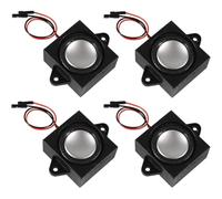 Wzxksoac 4 Altavoces Multimedia de 3 Vatios y 8 Ohmios con División de Voz para Proyectos Electrónicos Pequeños.
