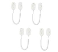 Wzxksoac 4 Antipérdida para Control Remoto, Cordón de Seguridad, Cable Multiusos, Organizador de Almacenamiento para el Hogar, Color