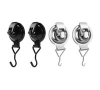 Wzxksoac 4 de Ventosa Resistentes para Toalla, y, para BañO y Cocina, No Se Requieren Herramientas-C
