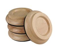 Wzxksoac 4 Piezas de Protectores de Ruedas para Piano, Protectores de Ruedas para Muebles, Almohadillas de Fieltro Antideslizantes y Antirruido, Protectores para Suelos de Madera.