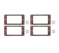 Wzxksoac 4 Piezas Humbucker de Madera de Guitarras Electricas de Registro de Guitarra Anillo de Montaje de Registro