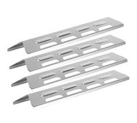 Wzxksoac 4 Placas Calefactoras de Acero Inoxidable para Parrilla de Horno, Carpas Térmicas, Cubierta Deflectora, Accesorios para Horno.