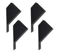 Wzxksoac 4 soportes para pérgola, soporte de ángulo de 45 grados, para reforzar pérgolas y cenadores, se adapta a madera de 5 x 10 cm con agujeros de drenaje