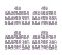 Wzxksoac 40 Piezas Connectores de Sofa de Estilo de Enclavamiento de Muebles Modulares de Tono de Plata
