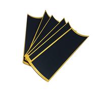 Wzxksoac 40 Piezas/Lote Etiquetas Engomadas de Cinta Sin Cortar para Cubierta de DiapasóN Negro Etiquetas Engomadas de Cinta de Agarre de Espuma Negra de 38Mm X 110Mm