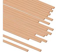 Wzxksoac 40 Piezas Varillas para Soldadura Fuerte Varillas para Soldar, Soldadura Plata Al 15% Bcup-5, Varillas para Soldar, Varilla de Soldadura de Fósforo de Aleación 25,4 X 1,2 X 0,3 Cm
