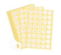 Wzxksoac 4000 Pegatinas de Refuerzo para Perforaciones, Autoadhesivas de 1/4 de Pulgada de Diámetro, Protectores de Agujeros de Papel para Carpetas de Hojas Sueltas, Color