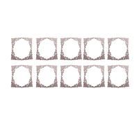 Wzxksoac 40Pcs Caucho Madera Roble Tallado Esquina Apliques Onlay Apliques Muebles Puerta Decoración Bricolaje