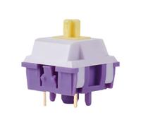 Wzxksoac 45 Interruptores Hyacinth V1 de 5, Interruptores Lineales Intercambiables en Caliente, Sonido HiFi para Teclados Mecánicos DIY.