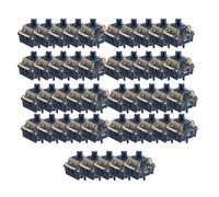 Wzxksoac 45 Interruptores Magnéticos Lineales de Alta Precisión, Lubricados de Fábrica, de PC con Vástago Pom para Teclado Mecánico Magnético.