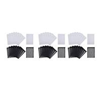 Wzxksoac 48 Piezas Bolsas de Filtro de para Acuario, Bolsas de para Filtro de Nailon con Cremallera