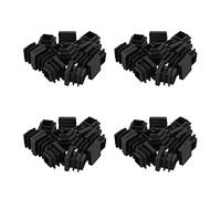 Wzxksoac 48 Piezas de 15 mm x 15 mm, Tapas Cuadradas de Plástico, Insertos de Tubos de Tubo, En