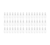 Wzxksoac 48Pcs 20Ml de Pulverización VacíAs Transparentes de Pulverizador de Niebla Fina Recargables Portátiles