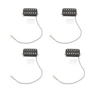 Wzxksoac 4X Fonocaptor Humbucker de Guitarra Eléctrica Fonocaptor Alnico V para Puente Negro