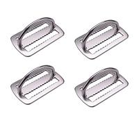 Wzxksoac 4X Hebilla de Anillo D de Acero Inoxidable 316 Submarinismo Fijador de La Correa de Peso para Cinturón de Peso de 5 cm Surf Natación Accesorios Deportivos