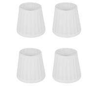 Wzxksoac 4X Lámpara de Tela Vintage Pantalla de Mesa de Escritorio Lámpara de Cama Soporte de Lámpara Candelabro