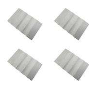 Wzxksoac 4X Protector TéRmico de Aluminio Repujado, Protector TéRmico del Tubo de Escape y Placa de Aluminio con Aislamiento TéRmico General para AutomóViles