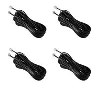 Wzxksoac 4X RJ11 6P4C Cuerda Cable de Telefono Modem ADSL 10 Metros