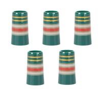Wzxksoac 5 Casquillos de Hierro para Golf, con Rayas de Colores, para Varillas de Hierro de 9,5 X 25 X 13,7 mm, Equipo de Golf B