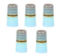 Wzxksoac 5 Casquillos de Hierro para Golf, con Rayas de Colores, para Varillas de Hierro de 9,5 X 25 X 13,7 mm, Equipo de Golf C