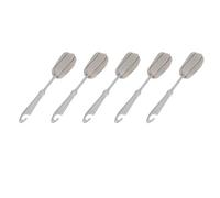 Wzxksoac 5 Pieza Cepillo de Esponja Limpieza Lavado de Vidrio de Botella de Leche Limpiador de Cocina Herramientas Cepillo de Limpieza de Manejar Corto de Plástico