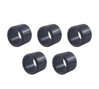 Wzxksoac 5 Protectores de Tubo para Soporte de Caña de Pescar, 1,5 mm, para Pared, para, Color Negro.