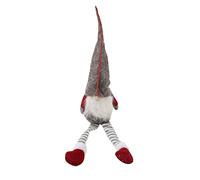 Wzxksoac 50 cm Juguete De Muñeca De Pie Sin Rostro De Hombre Viejo De Navidad Decoraciones De Navidad De Fiesta De Año Cena Fiesta para Casa De Niños Juguete (Gris)