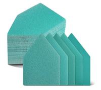 Wzxksoac 50 Hojas de Lija Triangulares para Lijadora de Detalles, Compatibles con Lijadoras, Grano 80, 120, 150, 180 y 240 (10 de Cada Una).