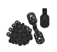 Wzxksoac 50 Pinzas Resistentes para Tela de Sombra, Extraíbles y Reutilizables, para Toldos A Prueba de Viento.