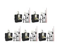 Wzxksoac 5Conjunto 31MM Eje DIY Reloj de Cuarzo Mecanismo de Movimiento Manos Pared Reloj de Cuarzo Herramienta de Reparación Piezas de Repuesto