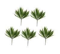 Wzxksoac 5X 7 Ramas Verde Planta Artificial Floral Persa Hoja Oficina Hogar JardíN