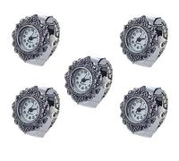 Wzxksoac 5X Anillo Reloj Tibet Plata Forma Ajustable 22mm