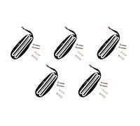 Wzxksoac 5X Pastillas de Riel Caliente Double Track 11K Alnico5 Guitar Pickup Fit Electric Guitar,