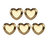 Wzxksoac 5X Placa en Forma de Corazón Bandeja de Servicio Bandeja de Metal Almacenamiento Organizar Bandeja de Frutas Hogar