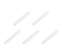 Wzxksoac 5X Tuerca para Bajo de Hueso con Fondo Plano Previamente Ranurada para 4 Cuerdas PB, 38X3.5X5 / 4.5 mm