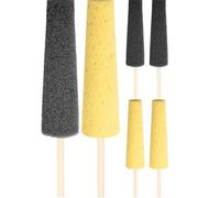 Wzxksoac 6 Esponjas de Cerámica para Arcilla con Varillas. Herramientas para Recortar Cerámica y Reparar Rebabas.