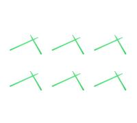 Wzxksoac 6 Par de 5A Nylon Palillo por Tambor Set Ligera Profesional Verde