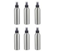 Wzxksoac 6 Piezas Botella de Atomizador de PresióN de Aluminio Botella Atomizadora 250 Ml CosméTica Tarros PortáTiles Bomba Contenedor Rociador de PeluqueríA Viaje
