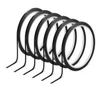 Wzxksoac 6 Rollos de Cinta para Pizarra de 1/8 - Cinta Fina de Borrado en Seco para Arte, GráFicos y Pizarras Blancas - Cinta de Papel una Rayas, 32,8 M por Rollo