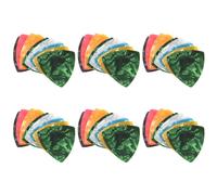 Wzxksoac 60Pcs Guitarra Acustica/Electrica Pua Plectro 0.46 mm-Color Surtido