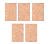 Wzxksoac 61x41x2mm 5 Unids/Pack Corchos para Saxofón Soprano/Tenor/Cuello Alto Piezas de Corcho Accesorios para Instrumentos Musicales