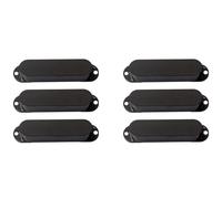 Wzxksoac 6X Tapa de Recogida de Bobina Simple Cerrada Negra Cubiertas de Recogida Selladas